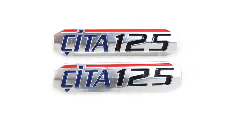 YAN KAPAK YAZISI METALİK TAKIM ( ÇİTA 125 )